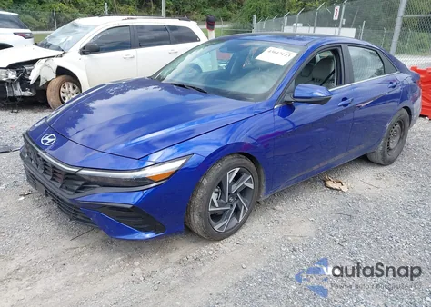 2024 Hyundai Elantra Limited из США, поврежденный, VIN KMHLP4DG6RU839286